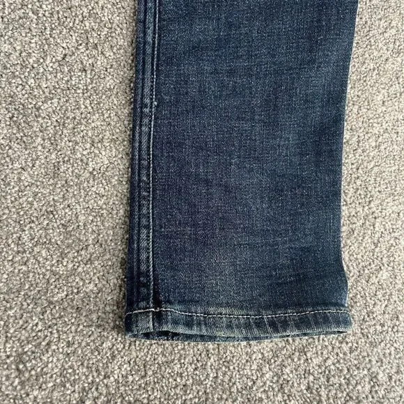 All Saints Jeans Adult 28 Blue Denim Cigarette Casual Slim Distressed Ladies - Picture 14 of 15